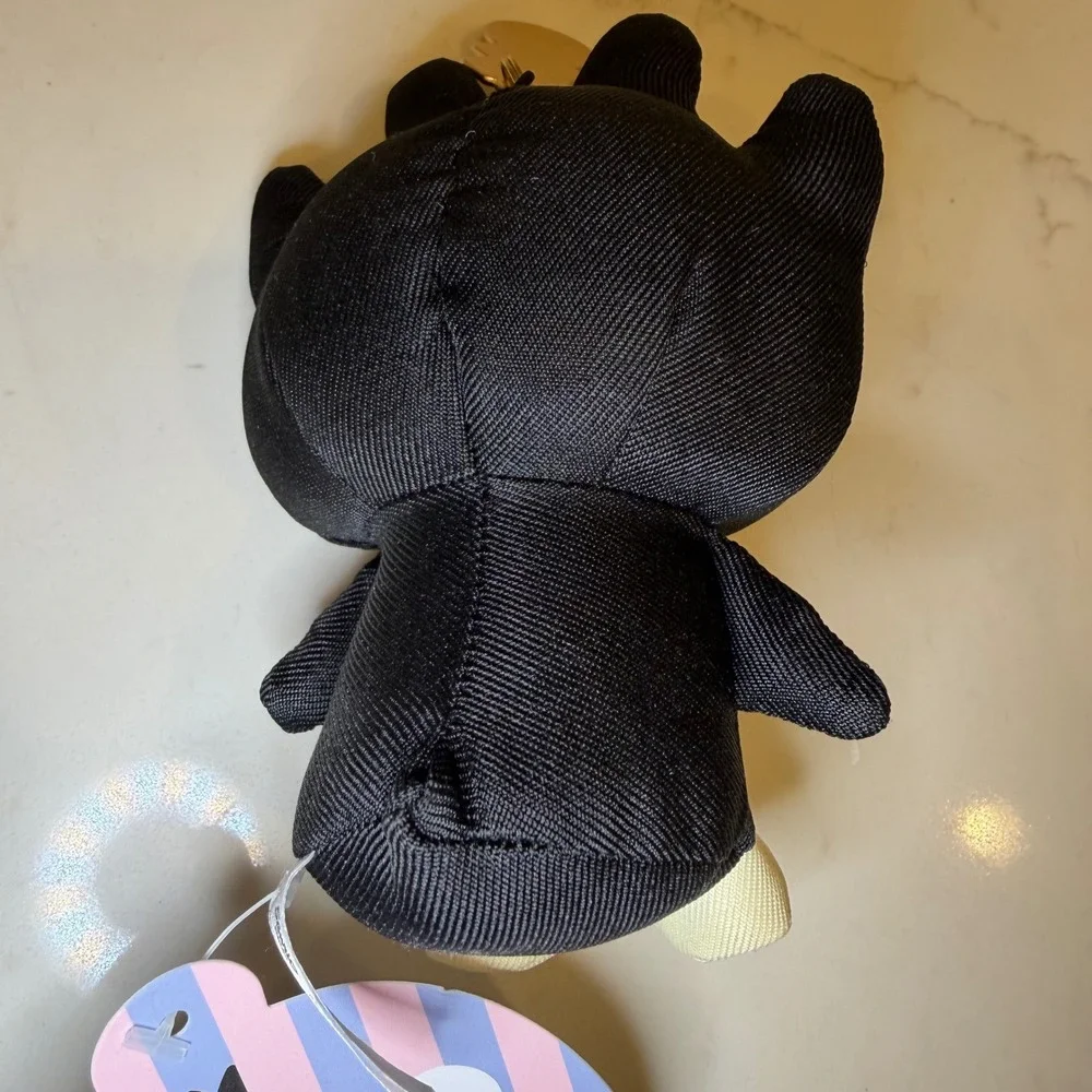 Sanrio Bad Badtz-Maru Mascot Plush Keychain XO Charm NWT 5 Inch 2022 Original - Picture 3 of 8